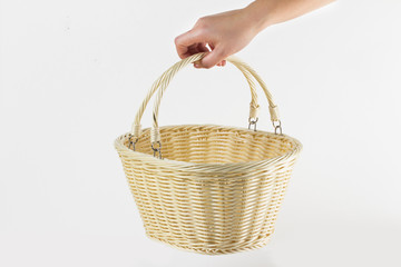 Fototapeta na wymiar basket on the white background