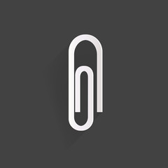 Paper clip icon