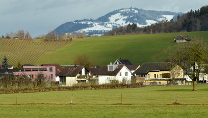 Fototapeta na wymiar suisse...boom immobilier