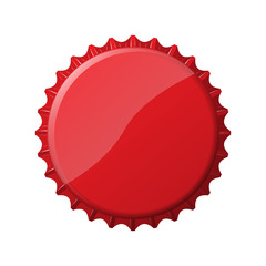 Red bottle cap - 60752694