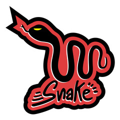 Red snake