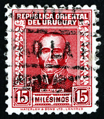 Postage stamp Uruguay 1933 Juan Antonio Lavalleja, Revolutionary