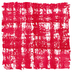 Red Watercolor Square Crosshatched Frame Border