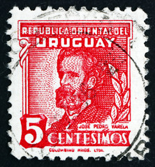 Postage stamp Uruguay 1945 Jose Pedro Varela, Author