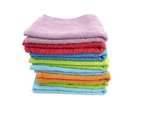 A stack of folded towels