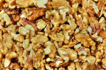 Walnuts background
