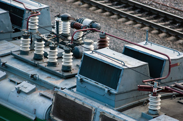 Railroad overhead lines