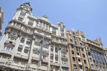 Obraz premium Centre ville de Madrid, Espagne
