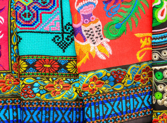 Pattern of Local Colorful Clothes