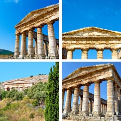 Ancient temple of Segesta in the valley - Trapani, Sicily