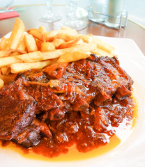 juicy grilled pork