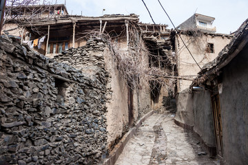 Village Kang in mountains near Mashhad, Iran