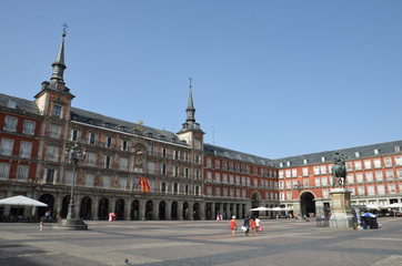 Obraz premium Plaza Mayor de Madrid, Espagne