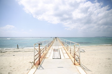 沖縄の桟橋
