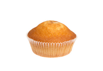 Full cake isolated on white background