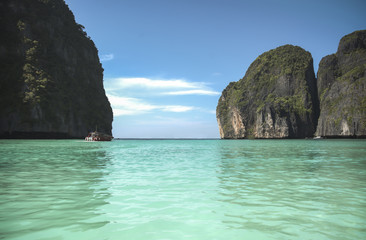 Maya Bay in Phi Phi Islands. Thailand