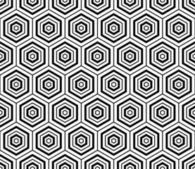 Fototapeta na wymiar Hexagons texture. Seamless geometric pattern.