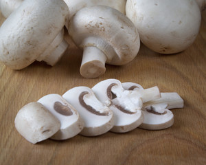 Sliced  champignons
