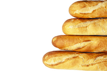 Fresh bread isolated