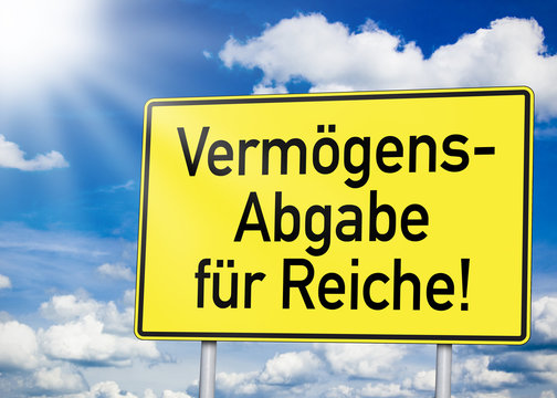 Verm&ouml;gensabgabe f&uuml;r Reiche