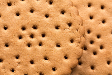 Closeup of chocolate cookies as a background