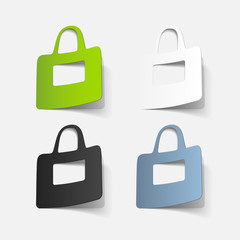 realistic design element: bag