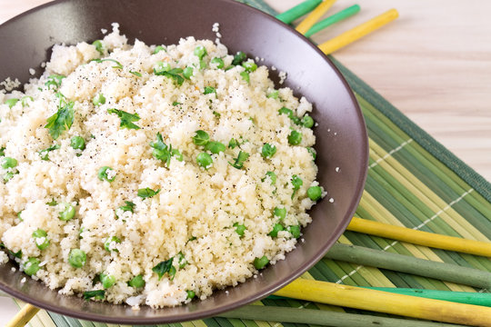 Couscous With Peas And Fish