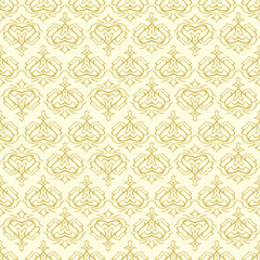 Seamless ornamental decorative pattern