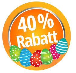 40 % Rabatt