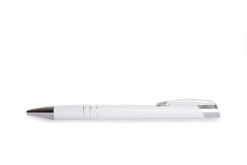 white pencil isolated