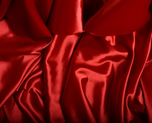 Red silk background