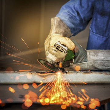 Electric wheel grinding