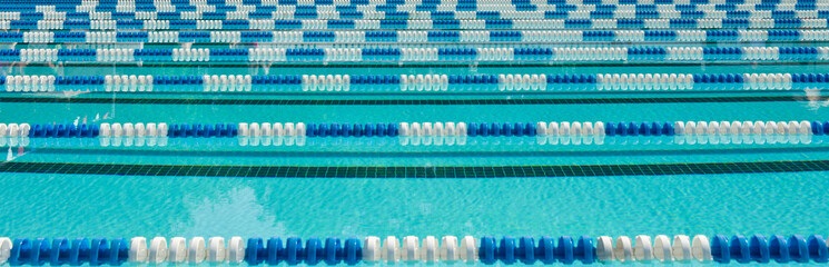 Competitive swim lanes