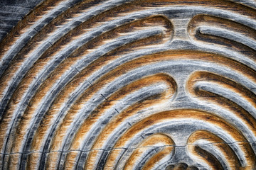 wooden maze