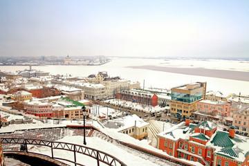 View on a city Nizhny Novgorod
