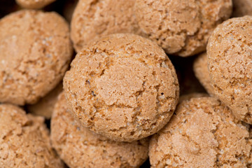 Fototapeta na wymiar biscotti cookies, close-up, selective focus