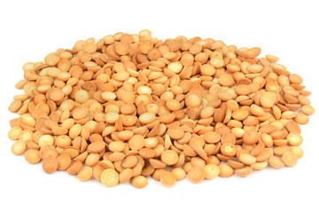 small biscuit isolated on white background