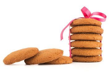 Festive wrapped biscuits