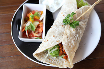 Beef burrito