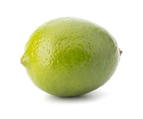 Fresh lime fruit Isolated on white background