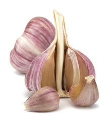 Garlic bulb isolated on white background
