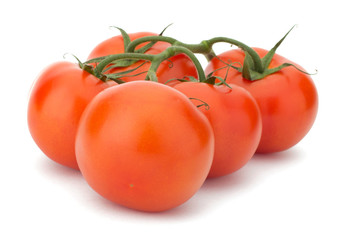Tomato vegetables isolated on white background