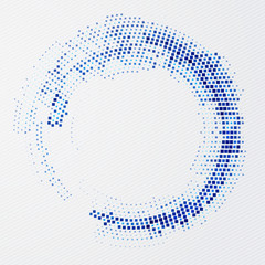 Virtual technology circle with space for your business message