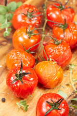 Roasted Tomatoes. Olive Oil Roasted Tomatoes.