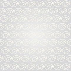 Shells pattern. Seamless texture. Vector art