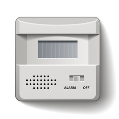 Fototapeta premium vector motion detector infrared alarm