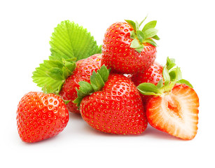 Strawberry isolated on white background