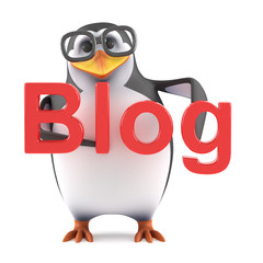 Academic penguin has his own blog