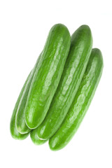 Green cucumbers