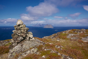 Norwegian coast scenery